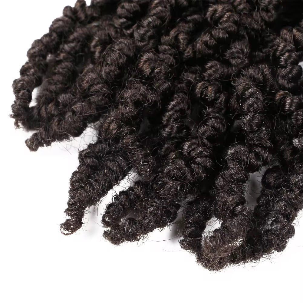 Pre-twisted Spring Twist Crotchet Braids Hair for bob spring twist short Curly Bomb hair