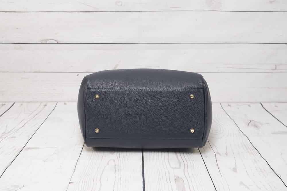 VERA ITALY "MUSKA" - Luxurious Italian Handbag made of Genuine Leather, black colour
