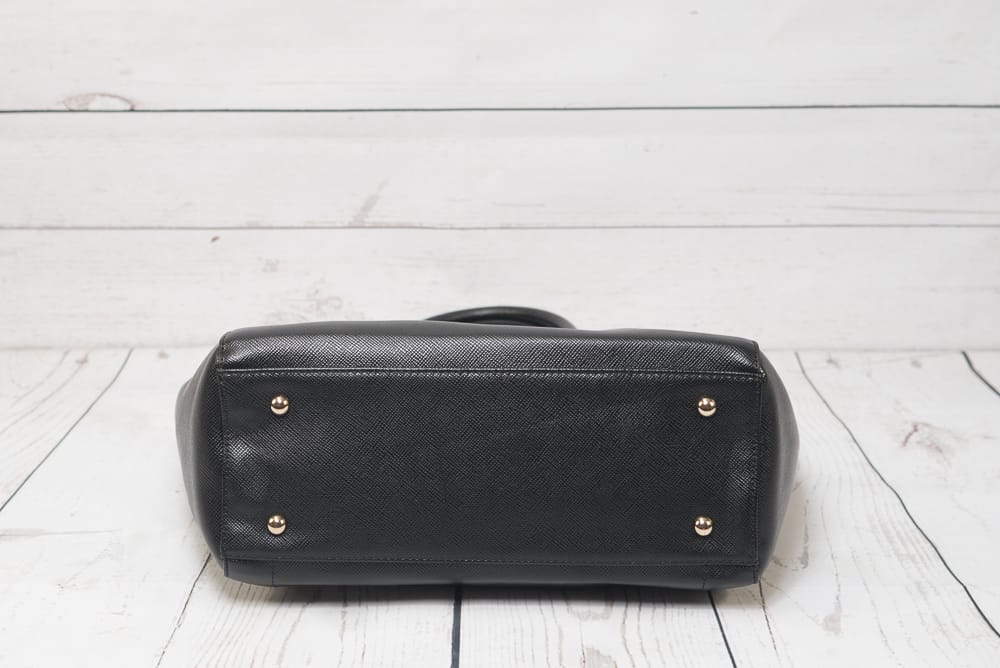 VERA ITALY "MUSKA" - Luxurious Italian Handbag made of Genuine Leather, black colour